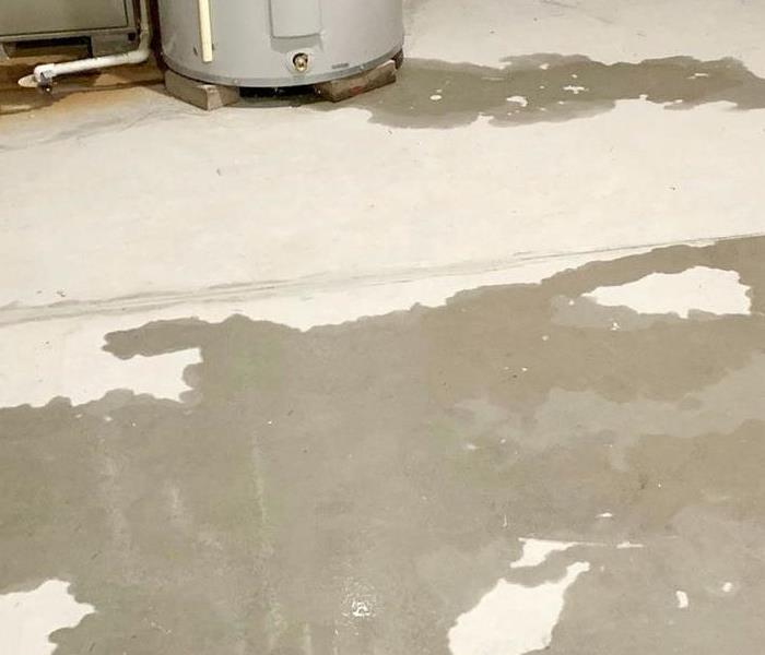 Image of water in basement